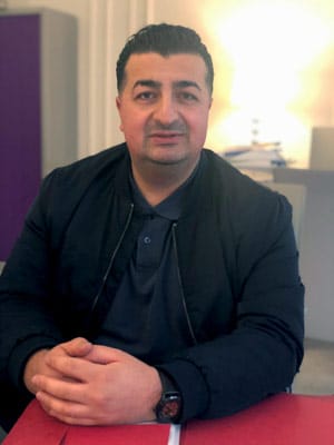 yilmaz Ismail dans nos bureaux à Paris