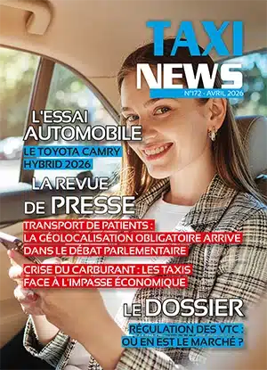 Couverture du magazine Taxi News de mars 2026